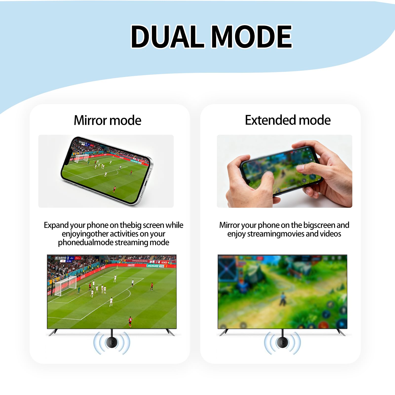 Récepteur HDMI TV Sans Fil Compatible Airplay DLNA Miracast, Compatible