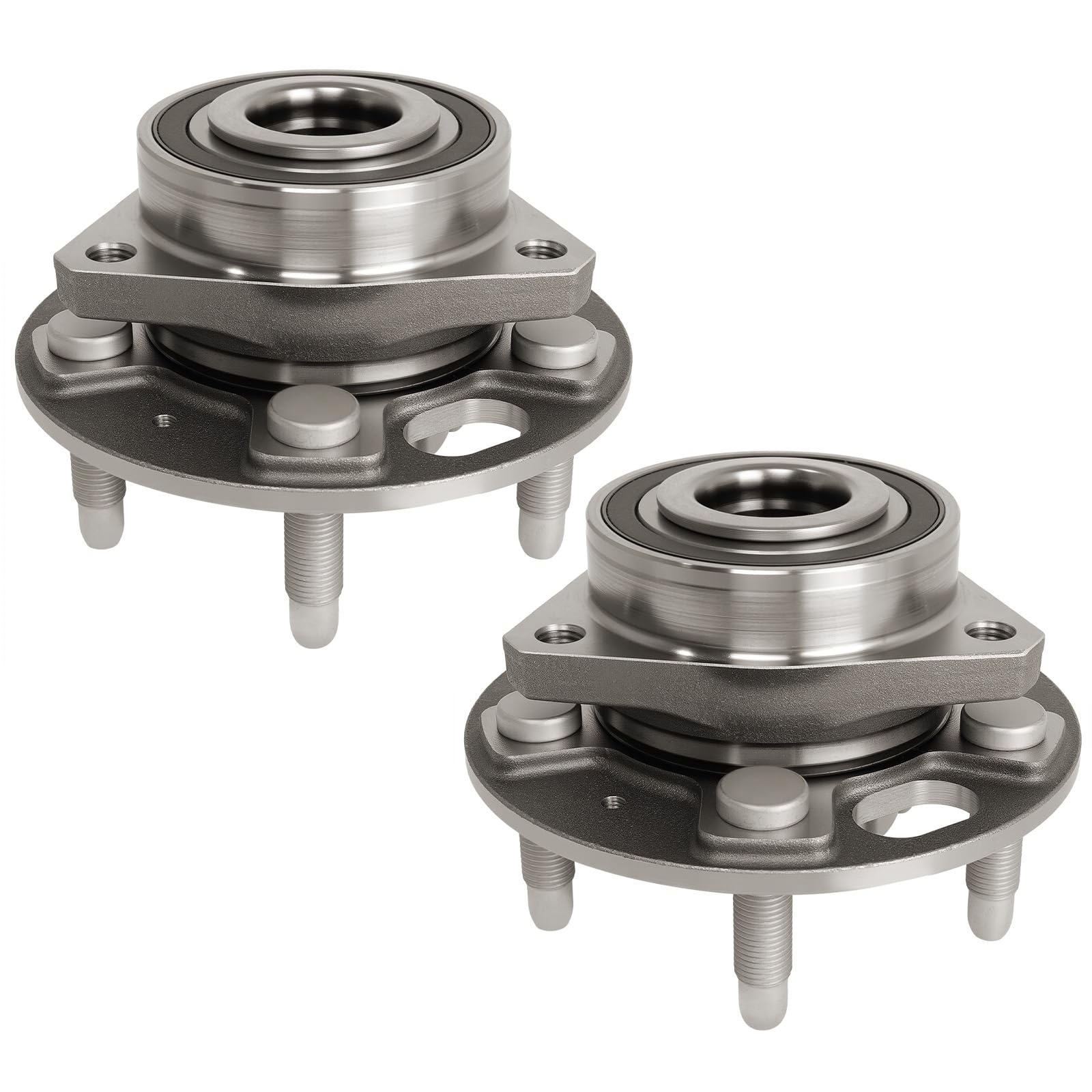 ECCPP 513288 2PCS Front/Rear Wheel Hub Bearing Assembly 5 Lugs w/ABS for 2010-2016 for Cadillac XTS ONLY Front, CTS, for Buick Allure, Regal, Lacrosse, for Chevy Malibu, Impala, Equinox