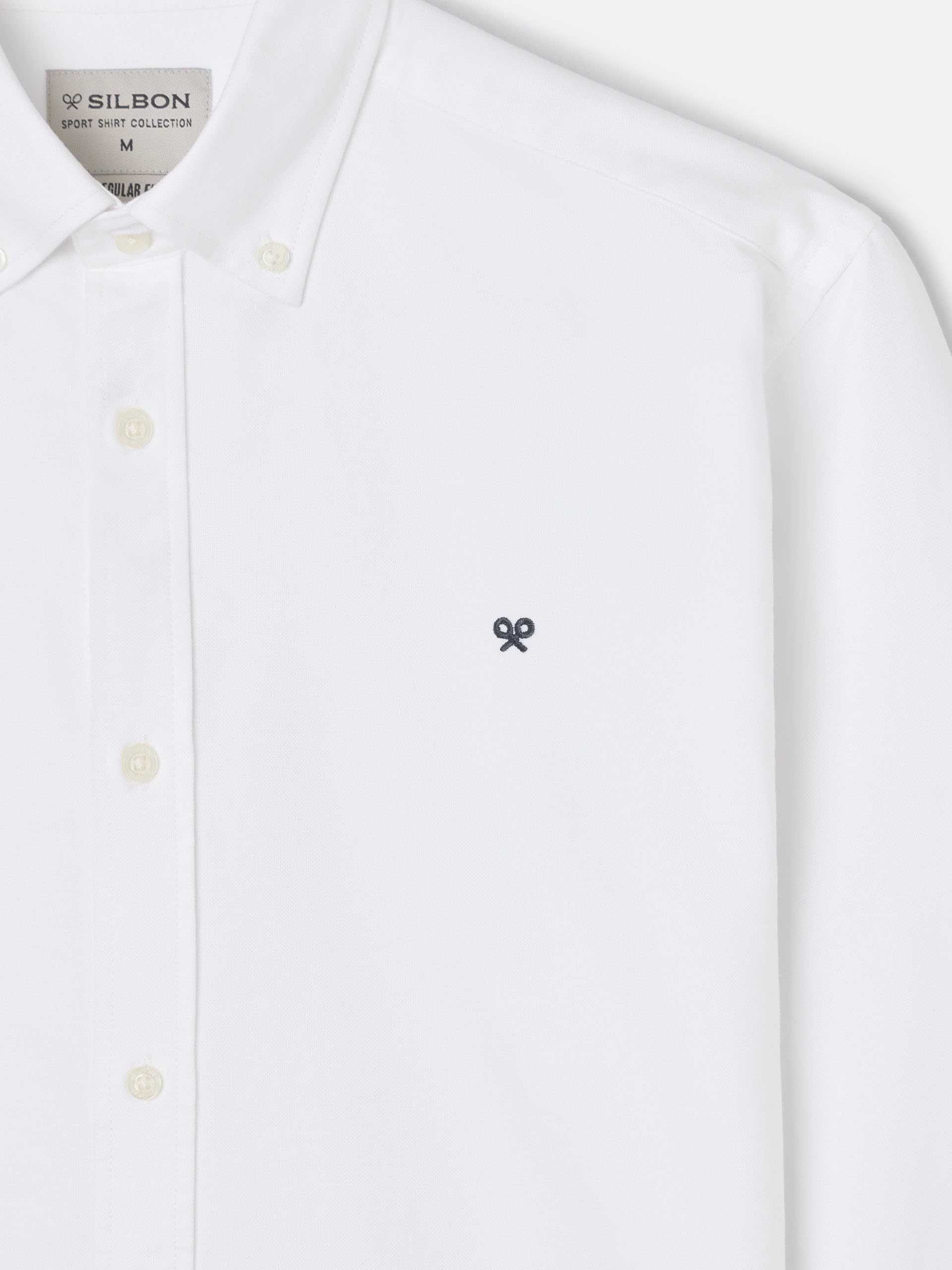SILBON Camisa Sport Oxford Regular Fit para Hombre