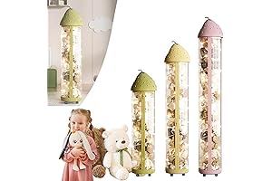 Vertical Tube Storage for Stuffed Animals