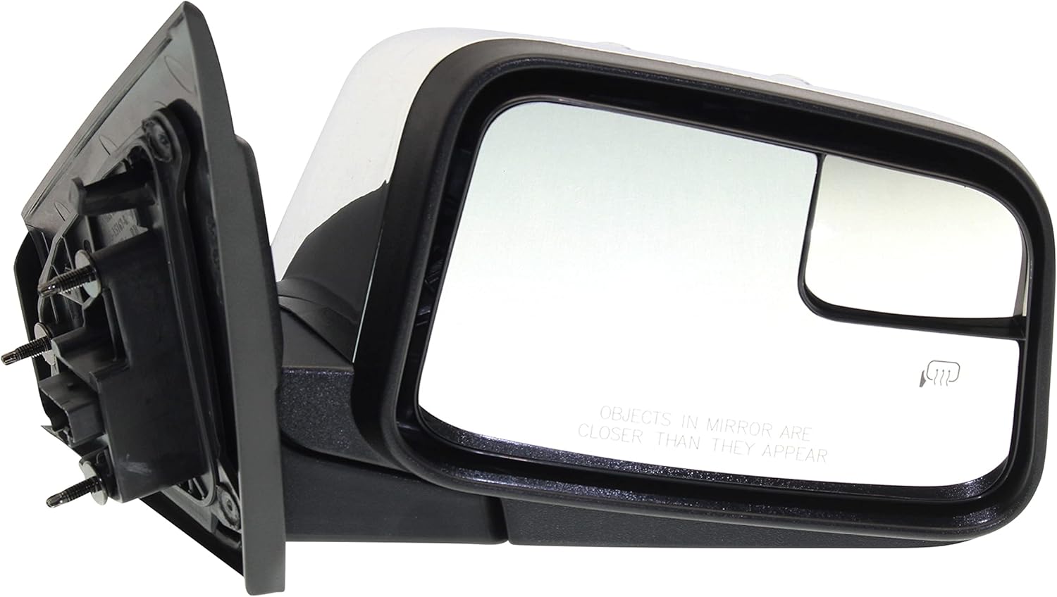 Garage-Pro Power Heated Mirror, For Lincoln MKX 2010, Passenger Side, Spotter Glass, Puddle Lamp, Chrome, Automotive Exterior Accessories, Car Mirror Vanity