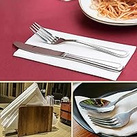 Vista 7 de Servilleta de cena premium de 2 capas 1/8 de pliegue (paquete de 600 unidades) 15 x 17 pulgadas