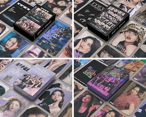 Miniatura 6 de KPOP ITZY Lomo - Paquete de 4 tarjetas de felicitación para decoración de colección