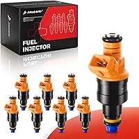 A Plus Auto Set of 8 Fuel Injectors for Ford F150 F250 F350 E-Series 4.6L 5.0L 5.4L V8 - Replaces 0280150943