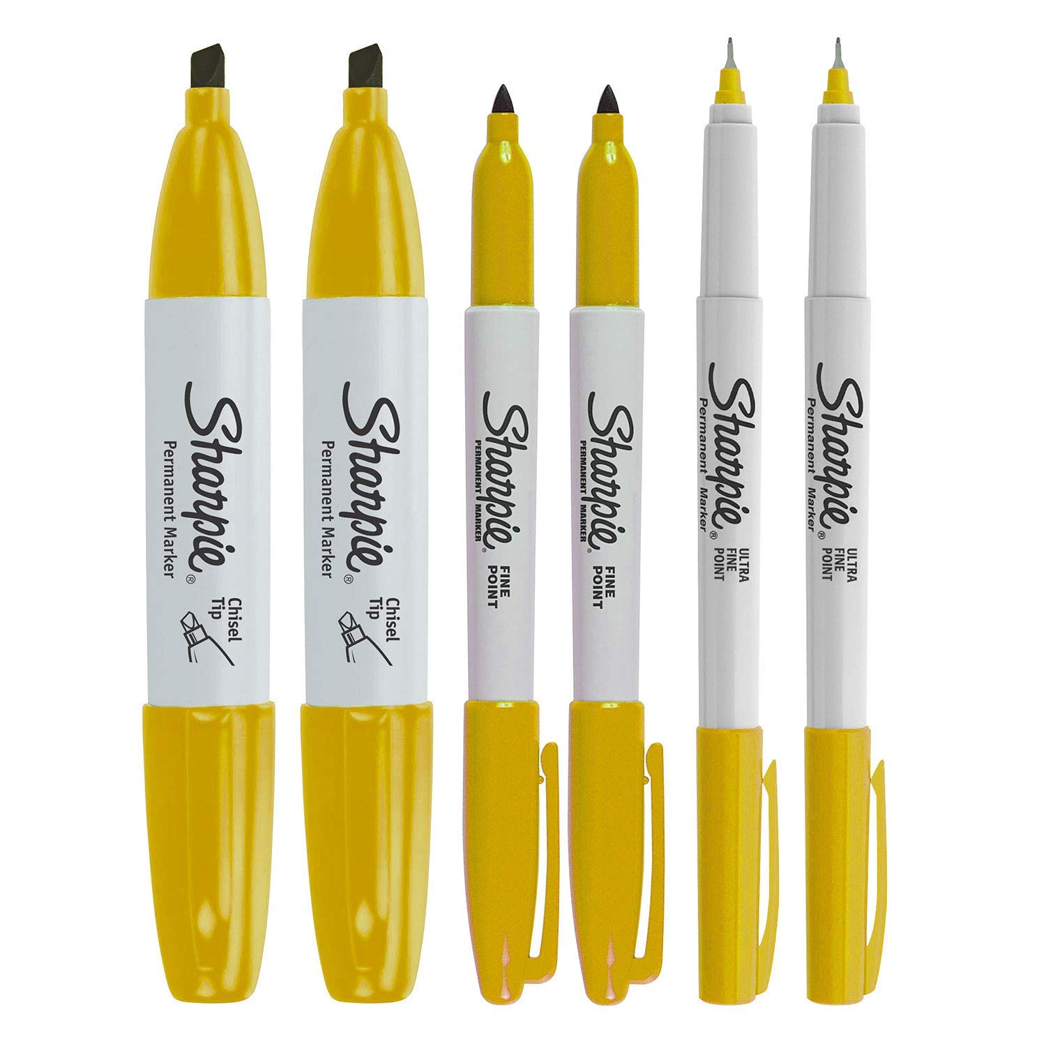 Buy Sharpie Permanent Markers 6 Pack Assorted Sizes Ultra Fine Tip