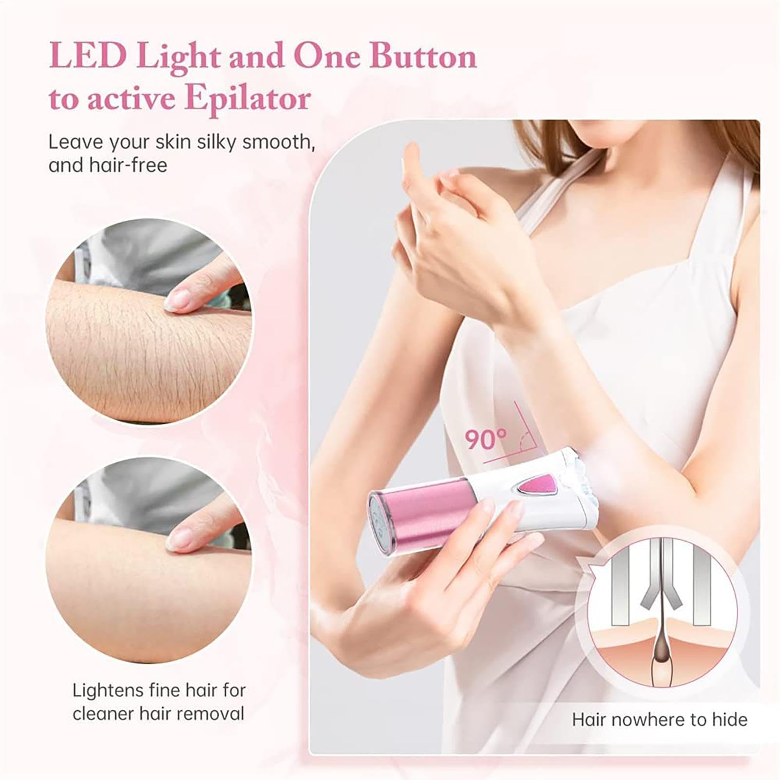 Epilator für Gesichtsbehaarung Frauen, Haut Epilator für Gesicht