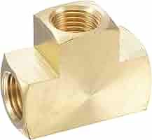 Type O Negative LP Raccordo A T In Ottone Maschio 1/4 NPT - Per Olio, Gas, Acqua, Dimensioni 1/2 Pollici Raccordo 1/4 NPT Maschio - Foto 11