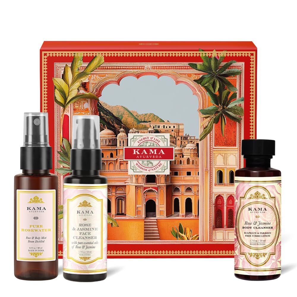 Kama Ayurveda Rose Radiance Gift Set | Set of 3