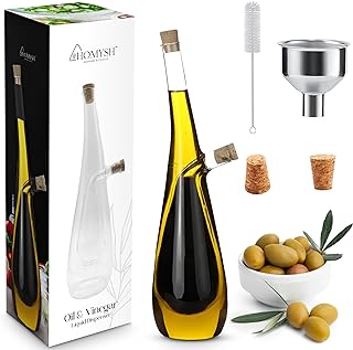 Oil and Vinegar Premium Dispenser, Beautiful and Elegant Olive Oil Dispe...