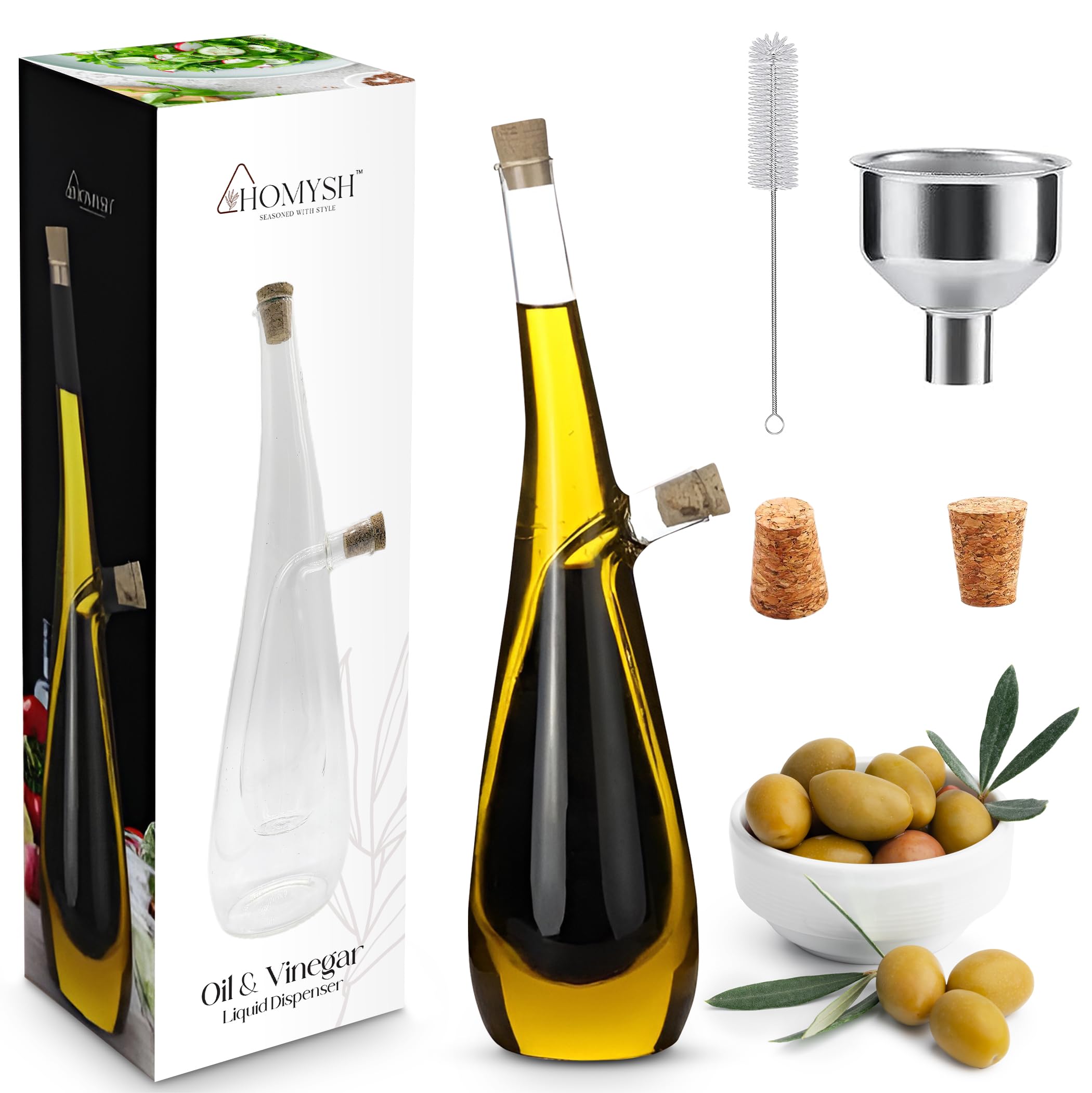 Dispensador premium de aceite y vinagre