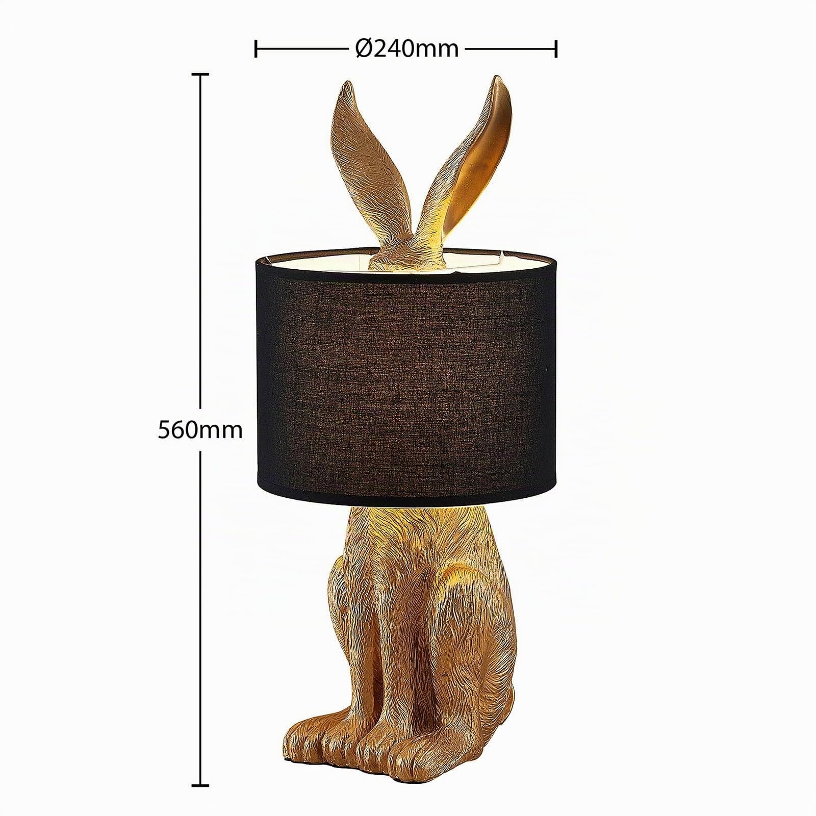 Lindby Lampe à poser Lorentina (Moderne) en Noir Textile e. a. pour Salon & Salle manger (1 lampe,à E27), textile