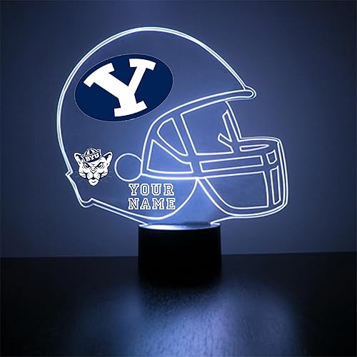 Miniatura 19 de Lámpara de luz nocturna con letrero LED de la Universidad Estatal de Louisiana Tigers con control remoto, pantalla iluminada con nombre o imagen