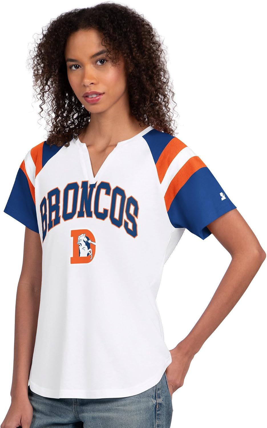 STARTER Women's NFL Game On Notch Neck T-Shirt