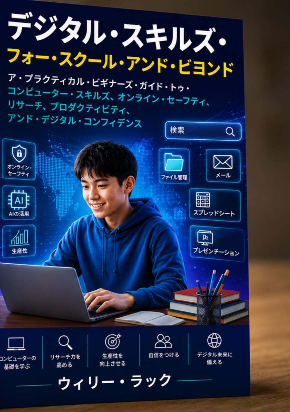 学校やそれ以降のためのデジタルス キル: コンピュータスキル、オンライン安全、リサーチ、生 産性、デジタル自信の実践的な初心者ガイド