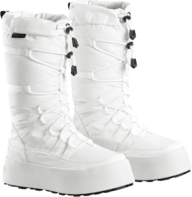 Baffin Womens GENEVA Tall Waterproof Insulated Lightweight Tundra-Rated Slip-Resistant Cold Weather Winter Snow Boots | Tundra Rated, Breathable Nylon Shell, Wedge Base, Slip-Resistant Outsole