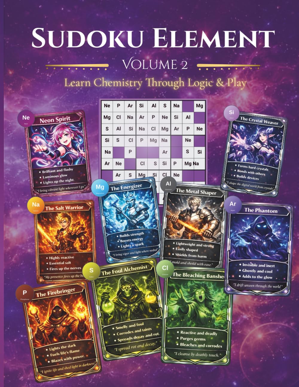Sudoku Element – Volume 2: Learn Chemistry Through Logic & Play (Sudoku Element Series)
