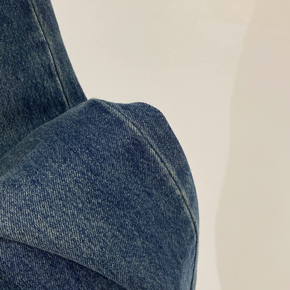Röcke Für Damen,Damen-Maxirock Blau High Waist Schlitz Denim Gerader Rock Hüften Umwickelt Mit Taschenreißverschluss Vintage A-Linie Lässige Lange Röcke Für Mädchen Damen, Xs