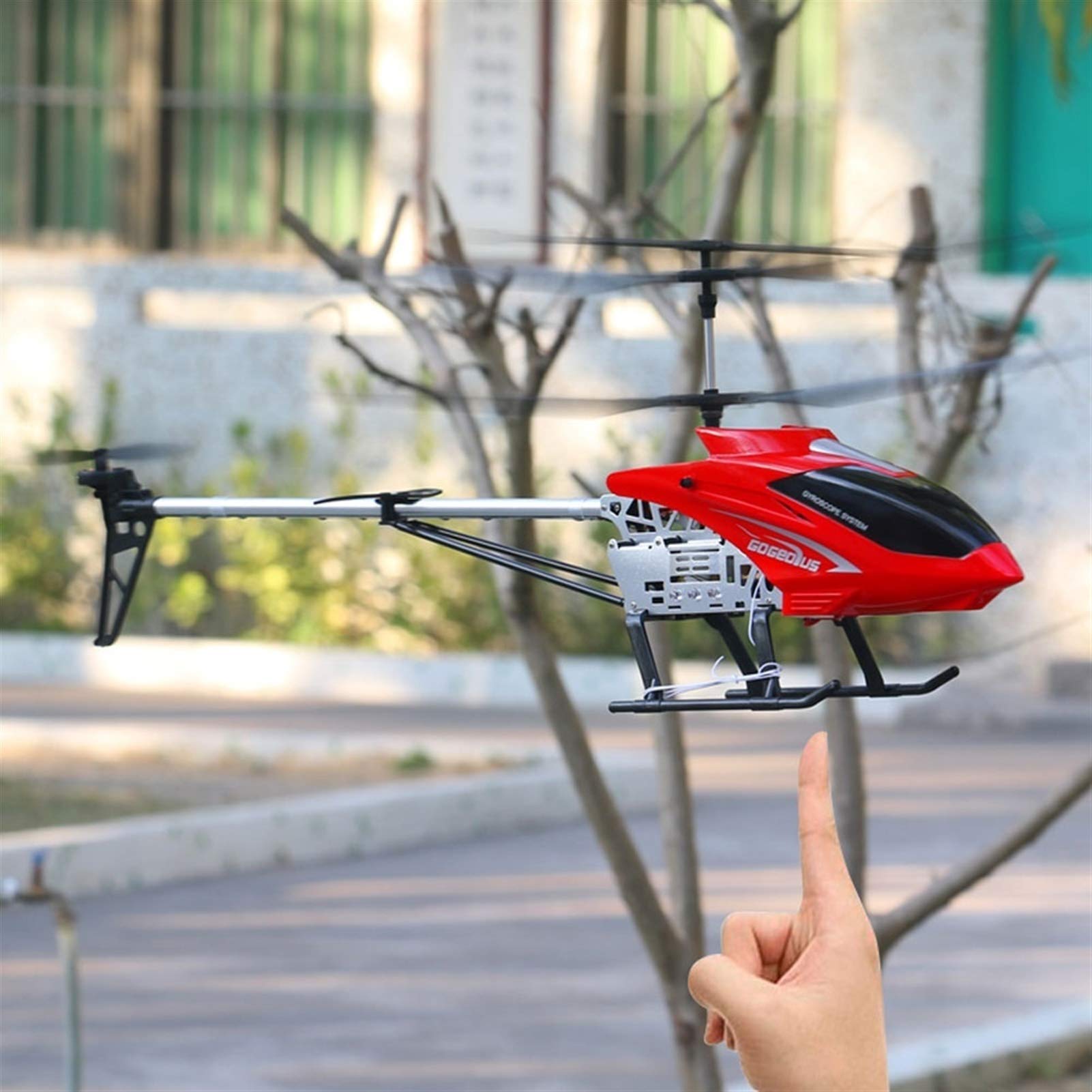 Jouet Helicoptere Led Adulte Enfant Hélicoptère RC Avec Lumières LED Et Anti -Collision - Pour Adultes Et Enfants, Modèle Réaliste, Taille 13,5 Cm, Poids 110g