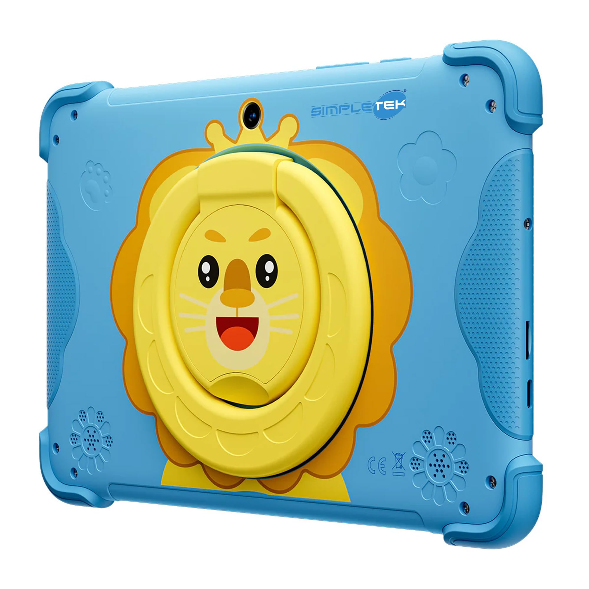 SIMPLETEK - Tablet per Bambini 8,68" - 64GB ROM - Fino a 16GB RAM (RAM Boost) - 5000mAh - Android 16 - Parental Control Avanzato - Blu