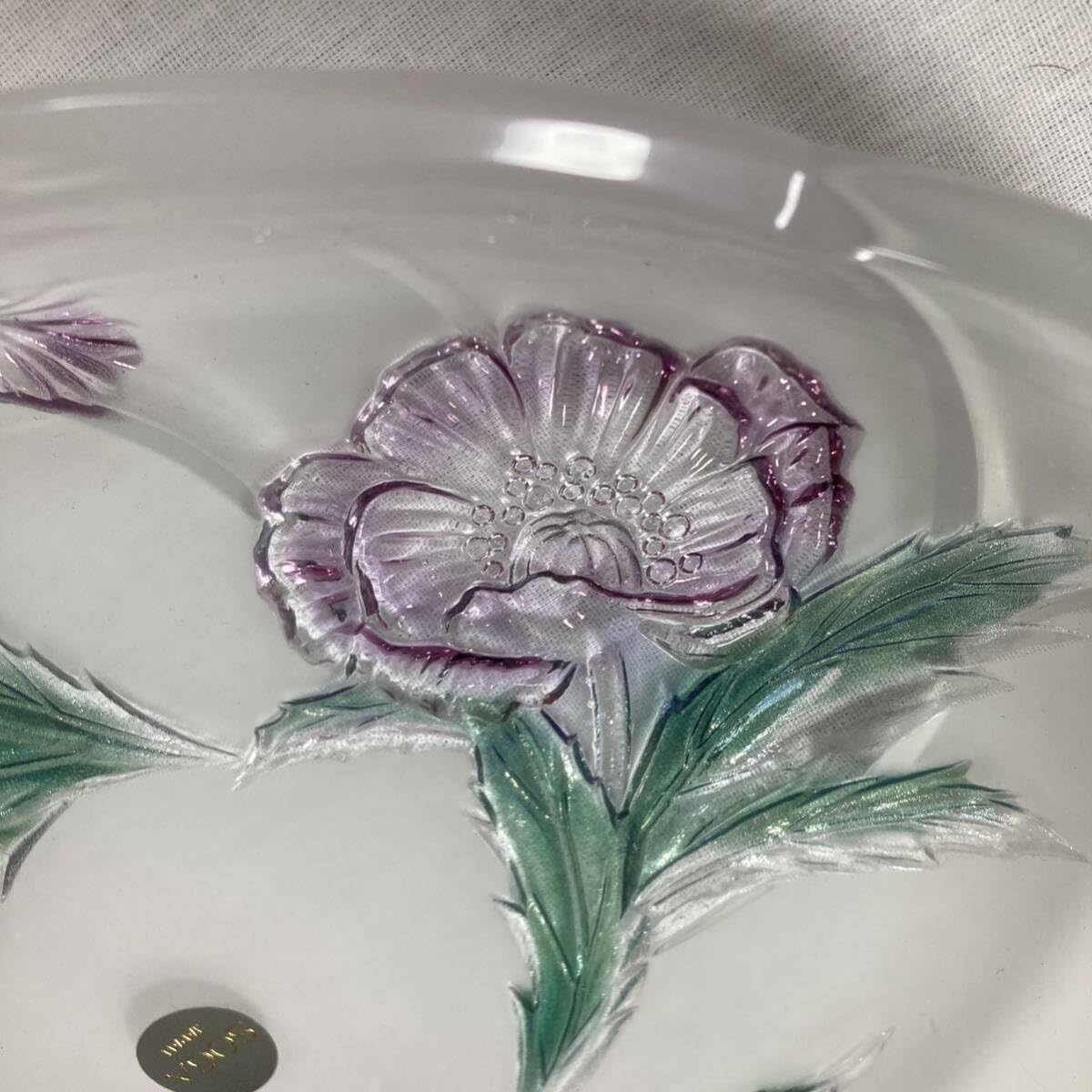 Amazon.co.jp: 華やかな彫刻デザイン SOGAガラス花瓶 曽我ガラスSOGA