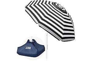 OutdoorMaster Beach Umbrella with Sand Bag – Perfect Protection for Sunny Days!