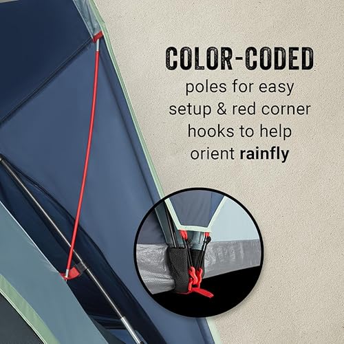 Miniatura 6 de Coleman Skydome XL Large Family Tent with 5 Minute Setup, Weatherproof 812 Person Tent with Rainfly & Carry Bag, Fits Multiple Queen Airbeds, Made