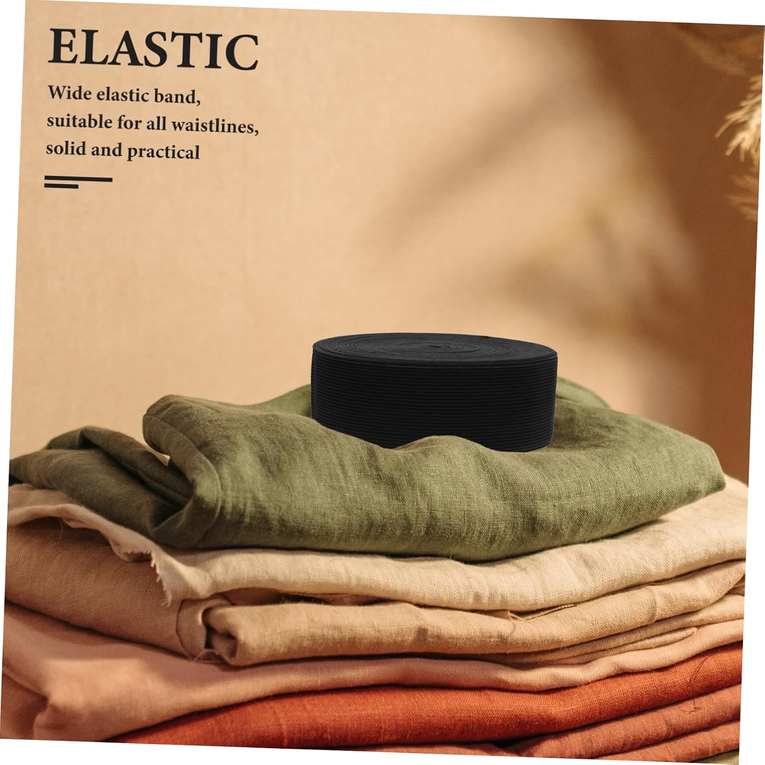 Elastic Band Stretch Elastic Spool Stretchy for Sewing Men Jeans Belt Ribbon Strap Sewing