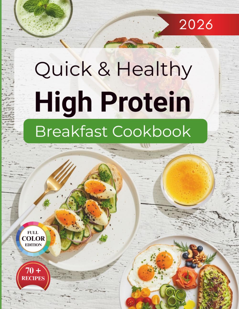 Quick & Healthy High Protein Breakfast Cookbook: Easy Oats, Yogurt & Cottage Cheese Recipes | Simple Meals for Busy Mornings