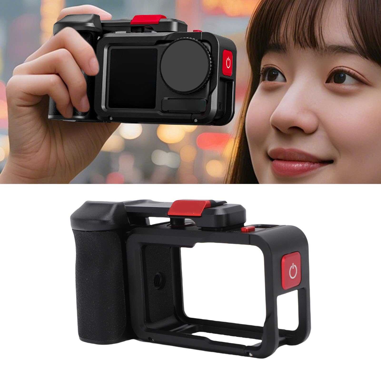 Jeanoko Camera Street Grip Kit Juego de Soporte de de Aleación de