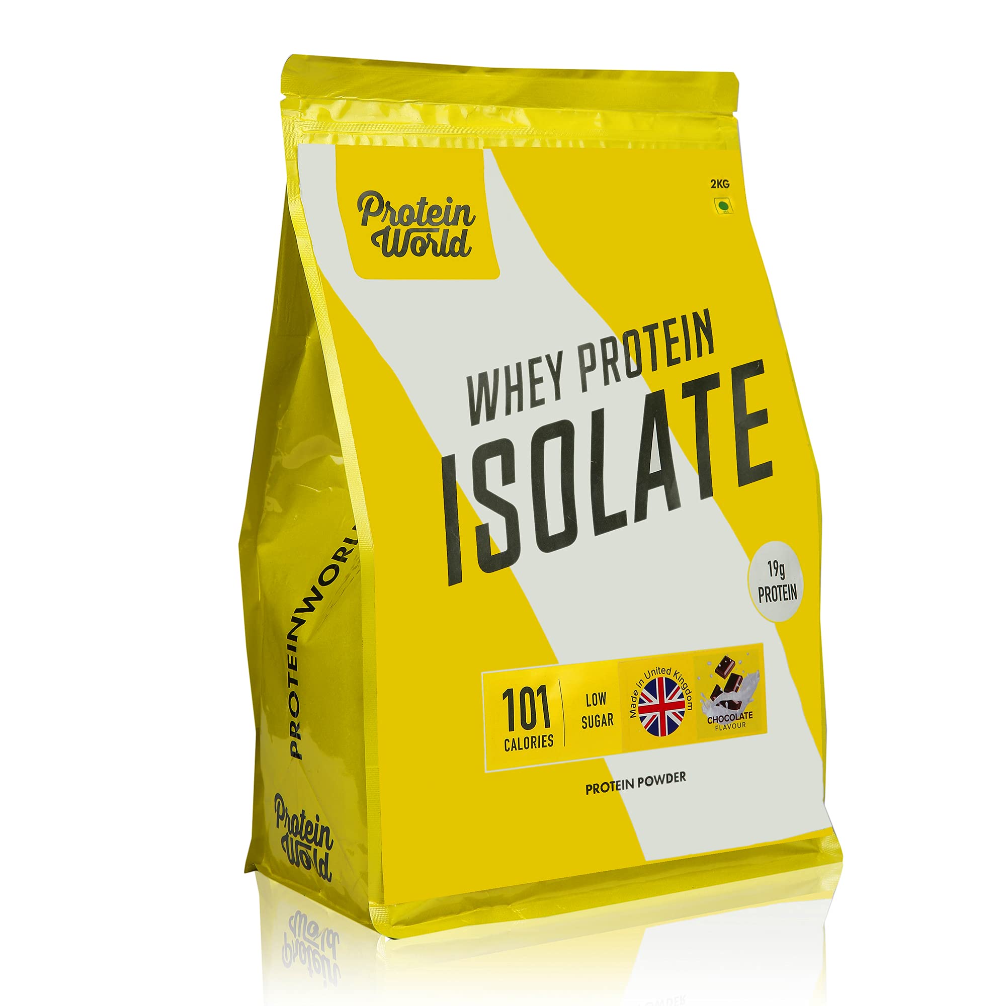Protein World Whey Isolate | Whey Protein Isolate | 21g Protein | Builds Lean & Healthy Muscle | Protein Isolate For All| Natural Flavour & Colour | Chocolate | 2Kg