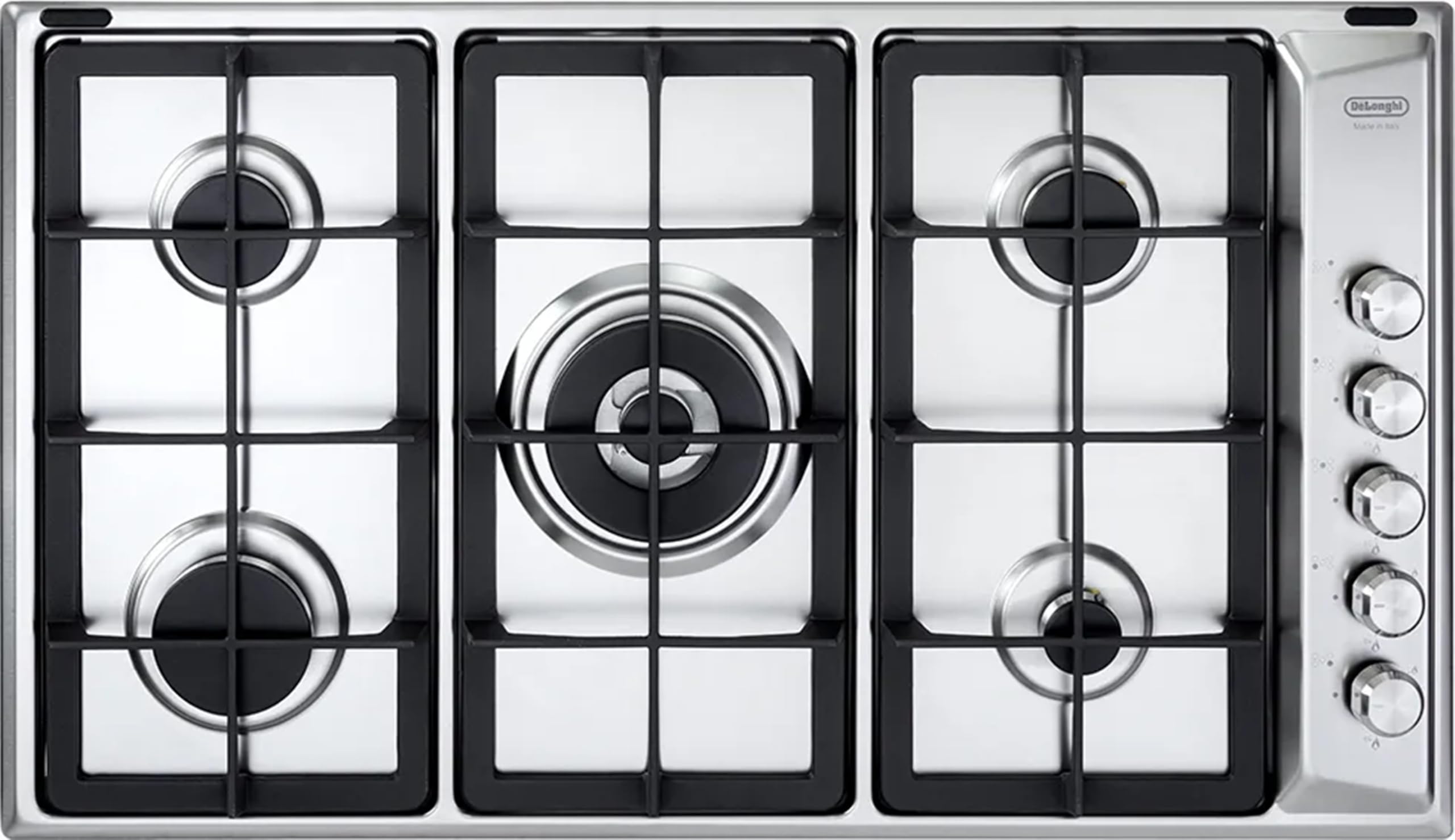 PLI59GHD Piano Cottura 5 Fuochi gas 860x500 mm colore Inox