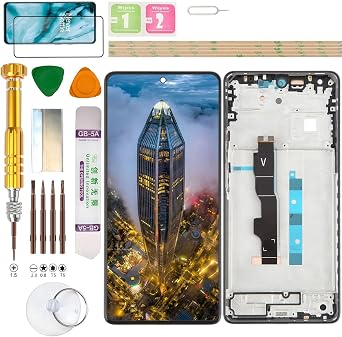 (Incell) LCD Display Assembly for Xiaomi Redmi Note 13 (5G Version) 2312DRAABG Screen Replacement kit (Black)