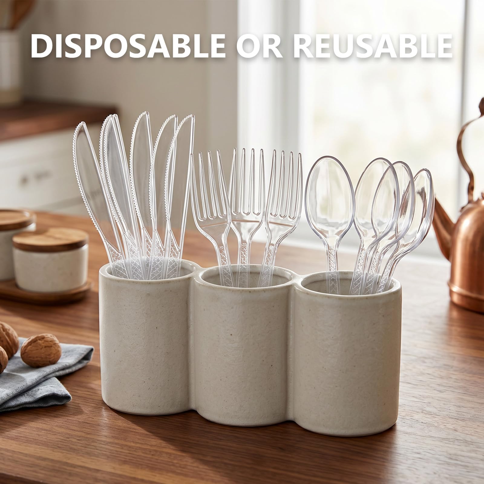500 Count Heavy Duty Plastic Forks Disposable — Amazon image 6