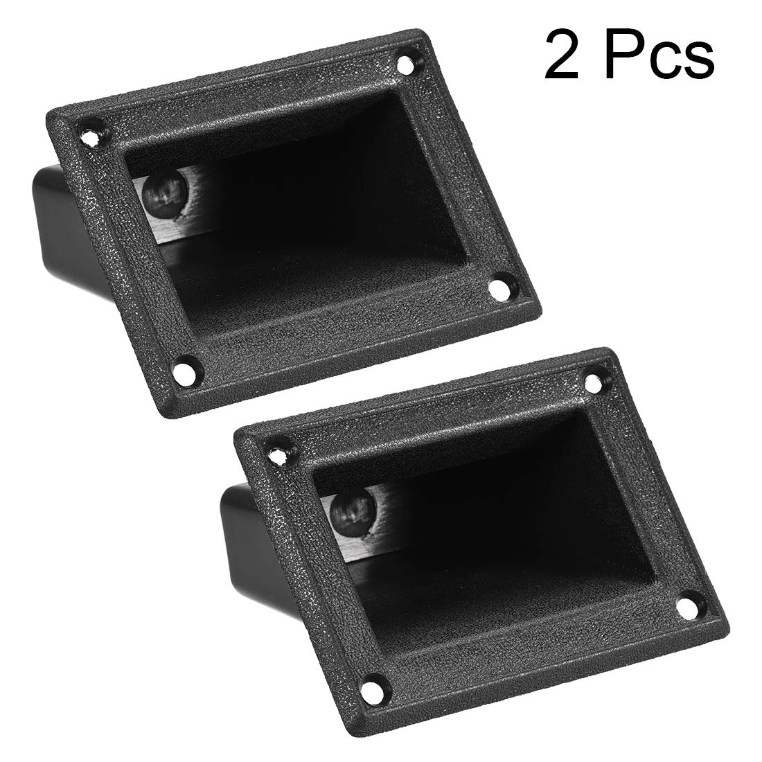 sourcing map Lot de 2 poignées de haut-parleur encastrées en plastique pour enceinte PA/DJ