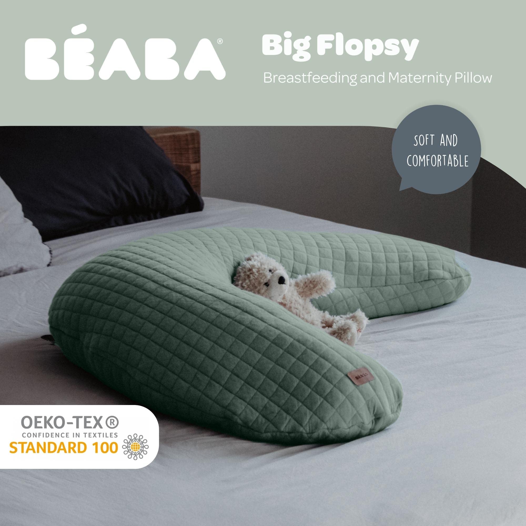 Béaba Big Flopsy Cotton - Sage Green