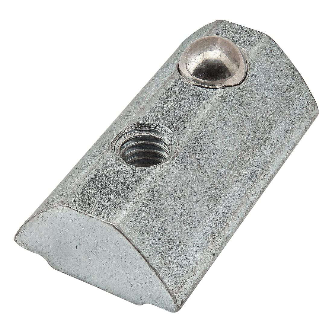 13027, 15 40 Series M4 x 0.7 Self Aligning Roll in T-Nut Ball Spring Steel (100 Pack)