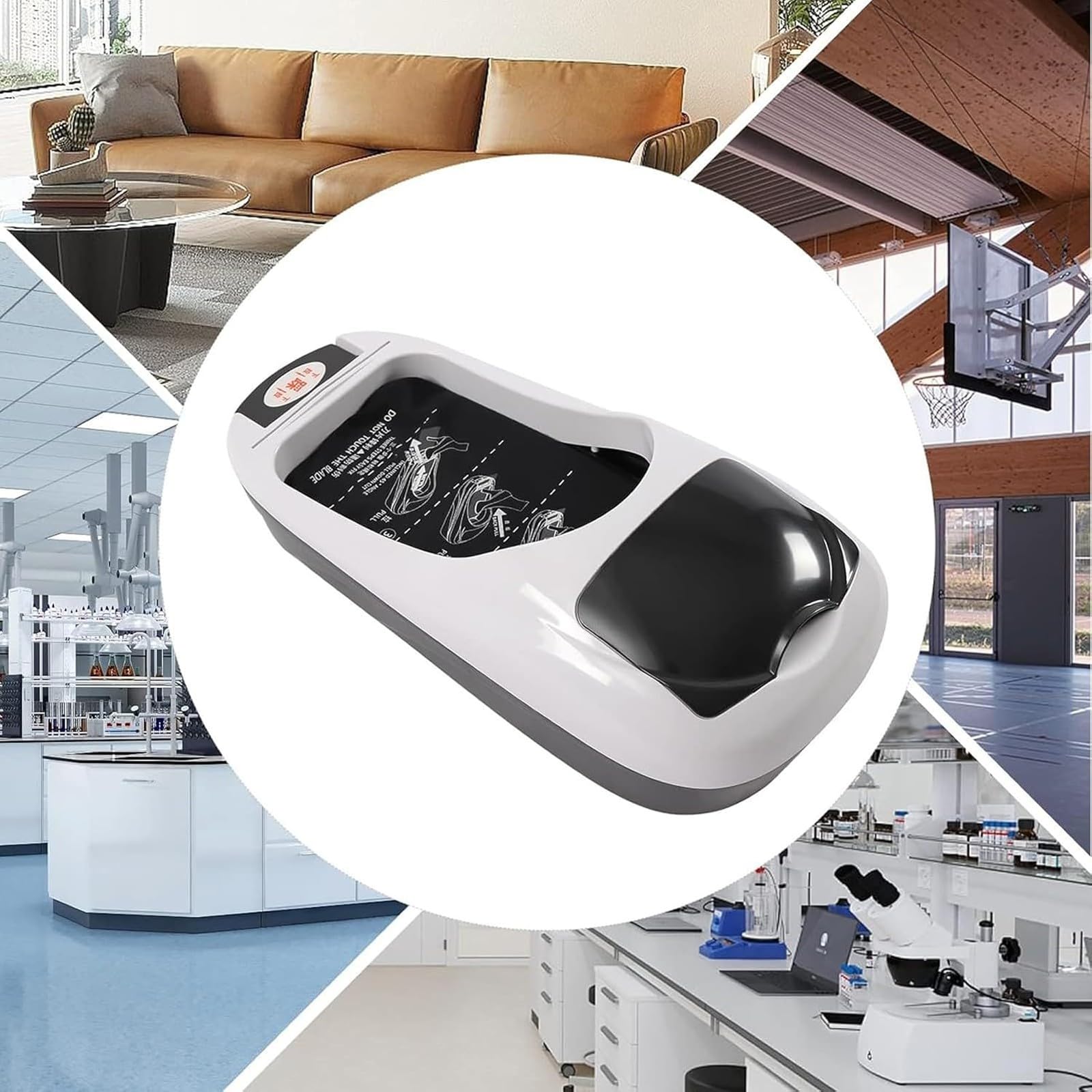 MáQuina AutomáTica Para Fabricar Cubrezapatos, Dispensador PortáTil Con 3 Rollos De Cubrezapatos Desechables