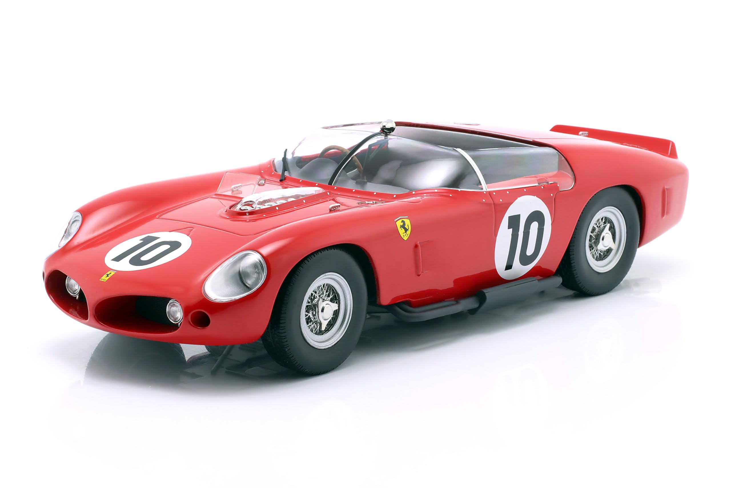 Auto in Miniatura Compatibile con Ferrari 250 TR61#10 Vincitrice 24h Le Mans 1961 Gendebien, Hill Scala 1/18 IXO WERK83 18046001