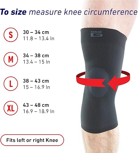 Miniatura 6 de Neo-G Rodillera para uso diario, deportes, buena para esguinces, tensiones, músculos débiles, rodilleras para hombres y mujeres, flujo de aire
