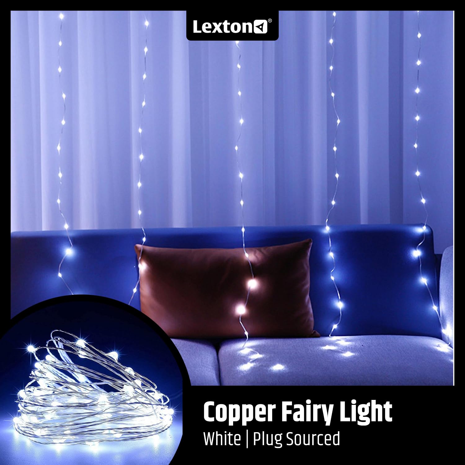 Copper Fairy Lights - 10M USB LED String Light -2
