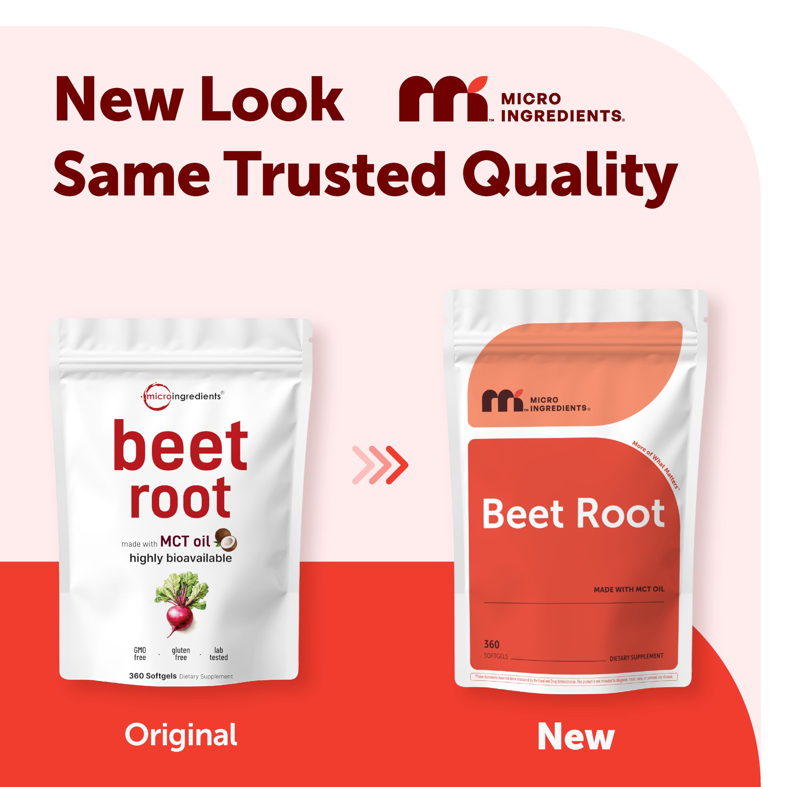 Micro Ingredients Beet Root Extract, 360 Softgels with MCT Oil | Natural Beet Root Source | Beetroot Supplements | Non-GMO — Amazon image 2