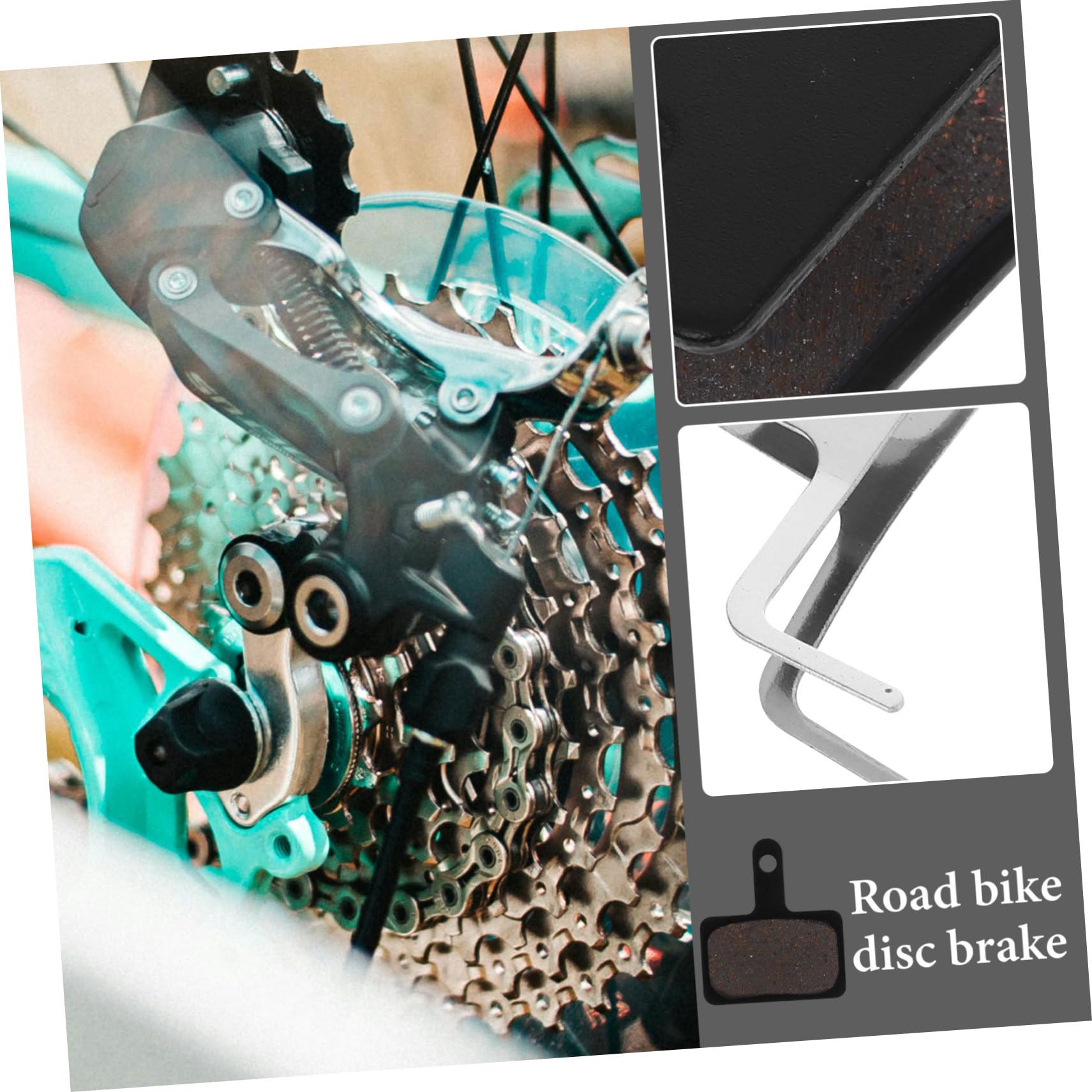 Mipcase 30 Ensembles Plaquettes De Frein Vélo Freins Vélo Électrique Disque De Frein Solide Plaquettes De Frein VTT Mettre en Sourdine Fibre De Cuivre M44 Accessoires