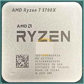 Amazon.in: Buy AMD Ryzen 7 5700X R7 5700X 3.4 GHz Eight-Core Amazon.in: Buy AMD Ryzen 7 5700X R7 5700X 3.4 GHz Eight-Core
