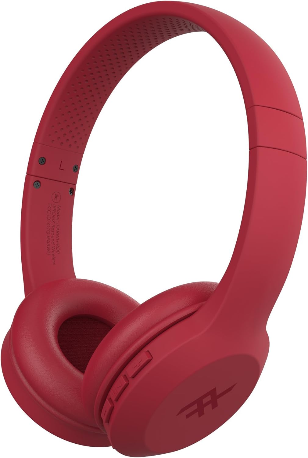 iFrogz Audio - Toxix Wireless Over-The-Ear Wireless Headphones - Red