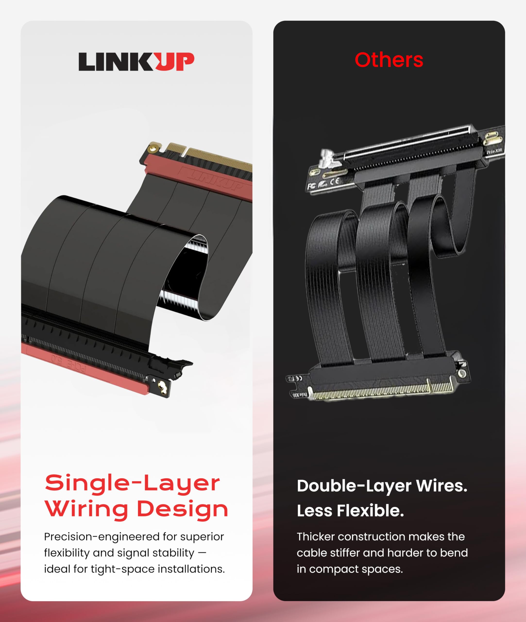 Amazon.co.jp: LINKUP - AVA5 PCIE 5.0 ライザーケーブル | RTX5090