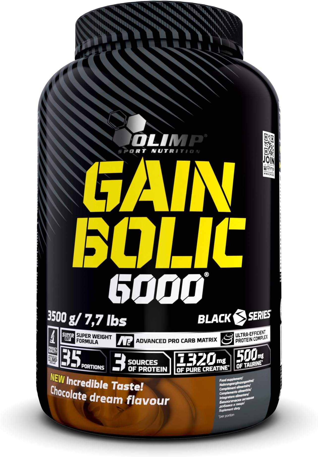 Olimp Labs Gain Bolic 6000 Powder, Chocolate Flavour, 3.5 kg