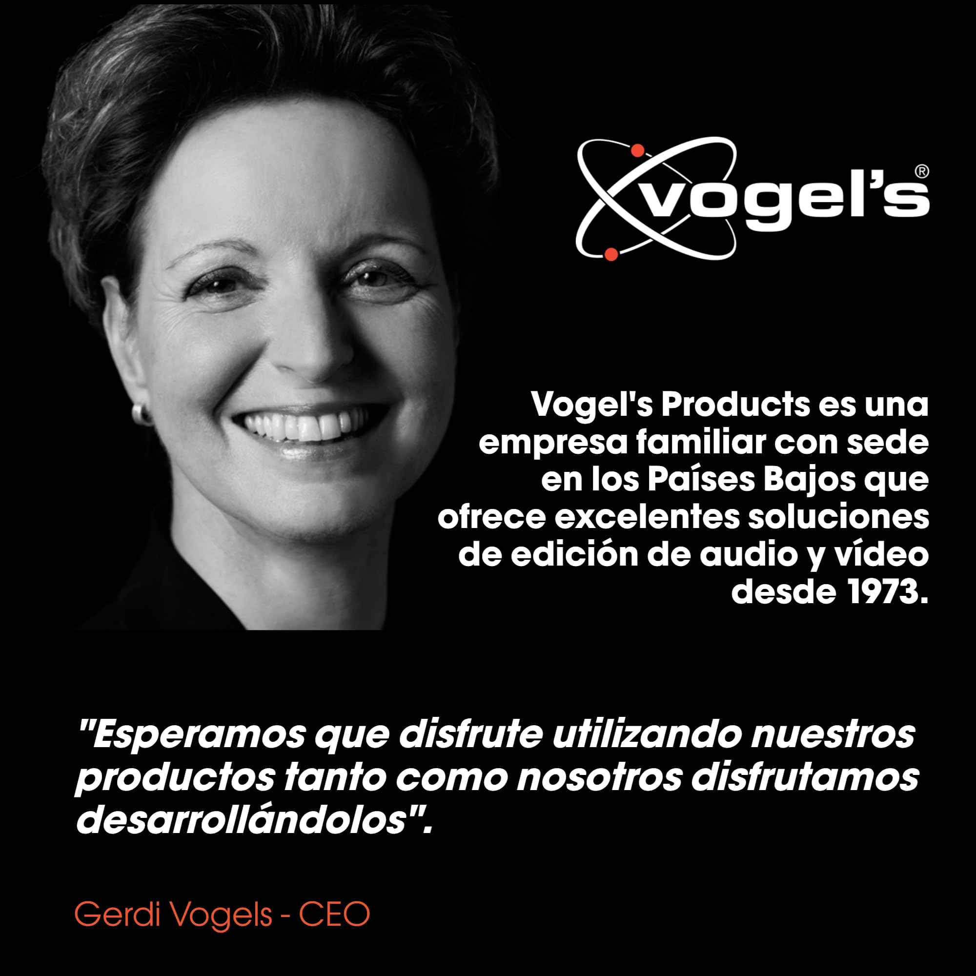 Vogel's Elite TVM 5645 Soporte TV Giratorio y Ultrafino para TV de 40 a 77 Pulgadas, Peso máx. de 45 kg, Gira hasta 180°, Soporte de TV Full-Motion, Máx. VESA 600x400, Compatibilidad Universal