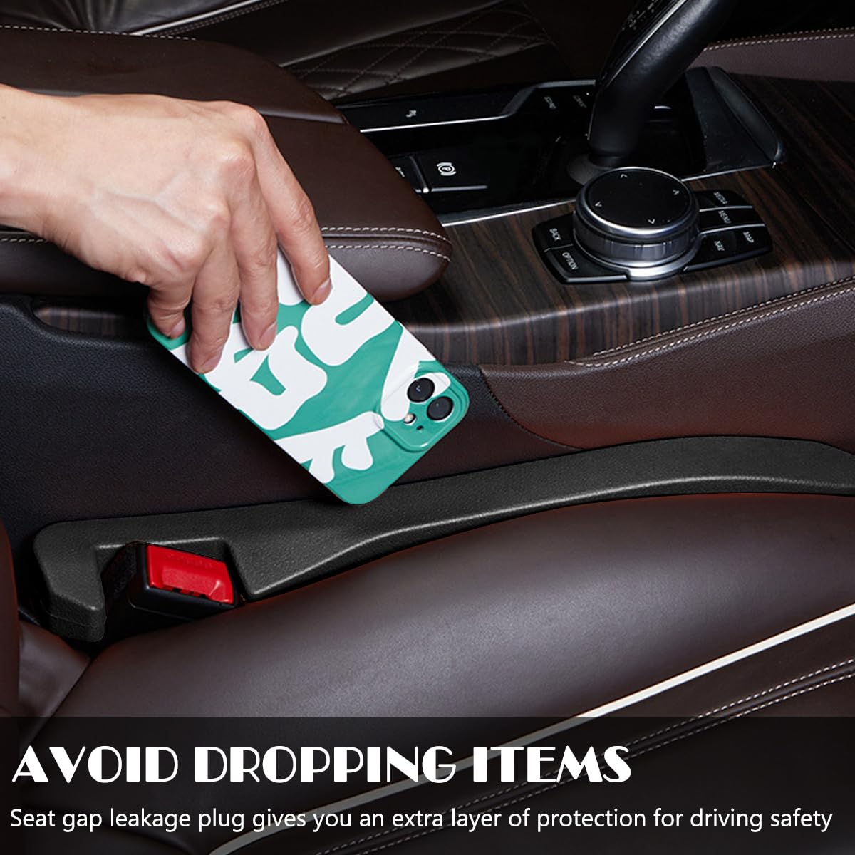 2 Pièces Remplissage De Siège De Voiture Gap Filler Pad Pour