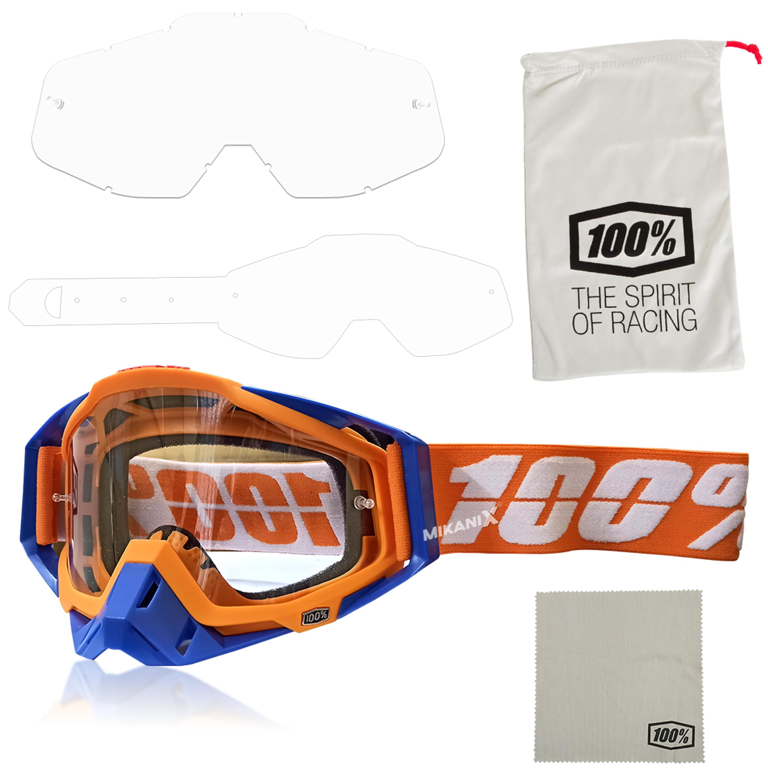OBEROI'S TRADERS Motorcycle Dirt Bike Goggles I ATV Motocross Offroad MX Racing Riding OTG Goggles | Protective Eyewear Safety Glasses for Ski, Snowboarding, Cycling & Outdoor Sports-picture-16