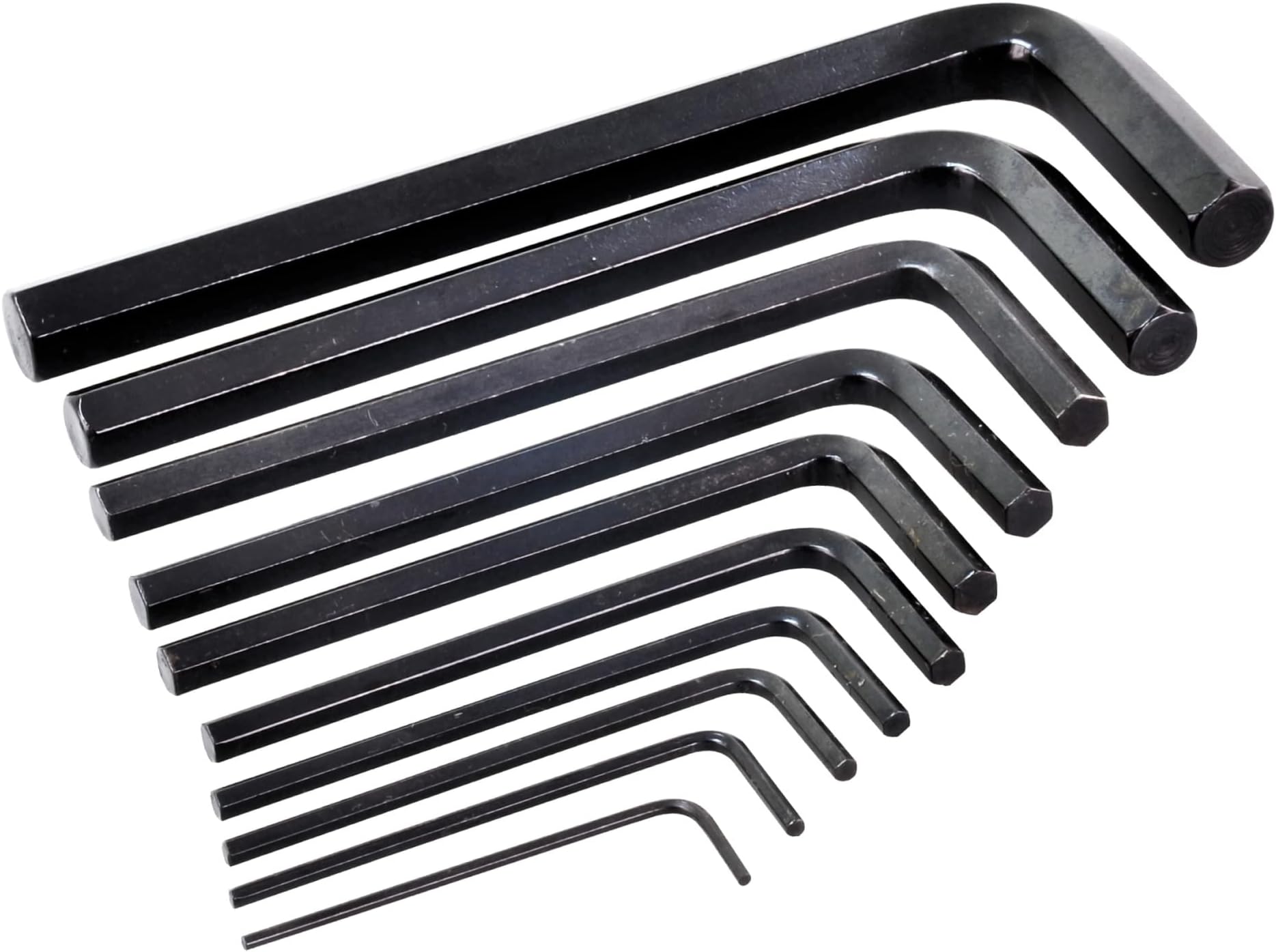 Rolson 40352 10 pc 1.5-10 mm Hex Key Set
